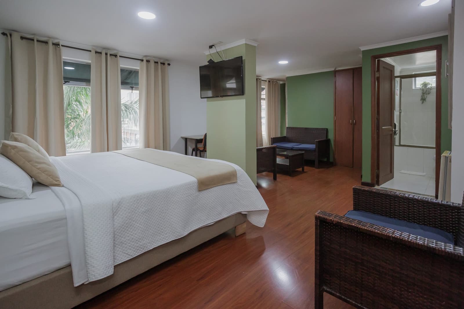 Suite con sala del Hotel Portón Sabaneta